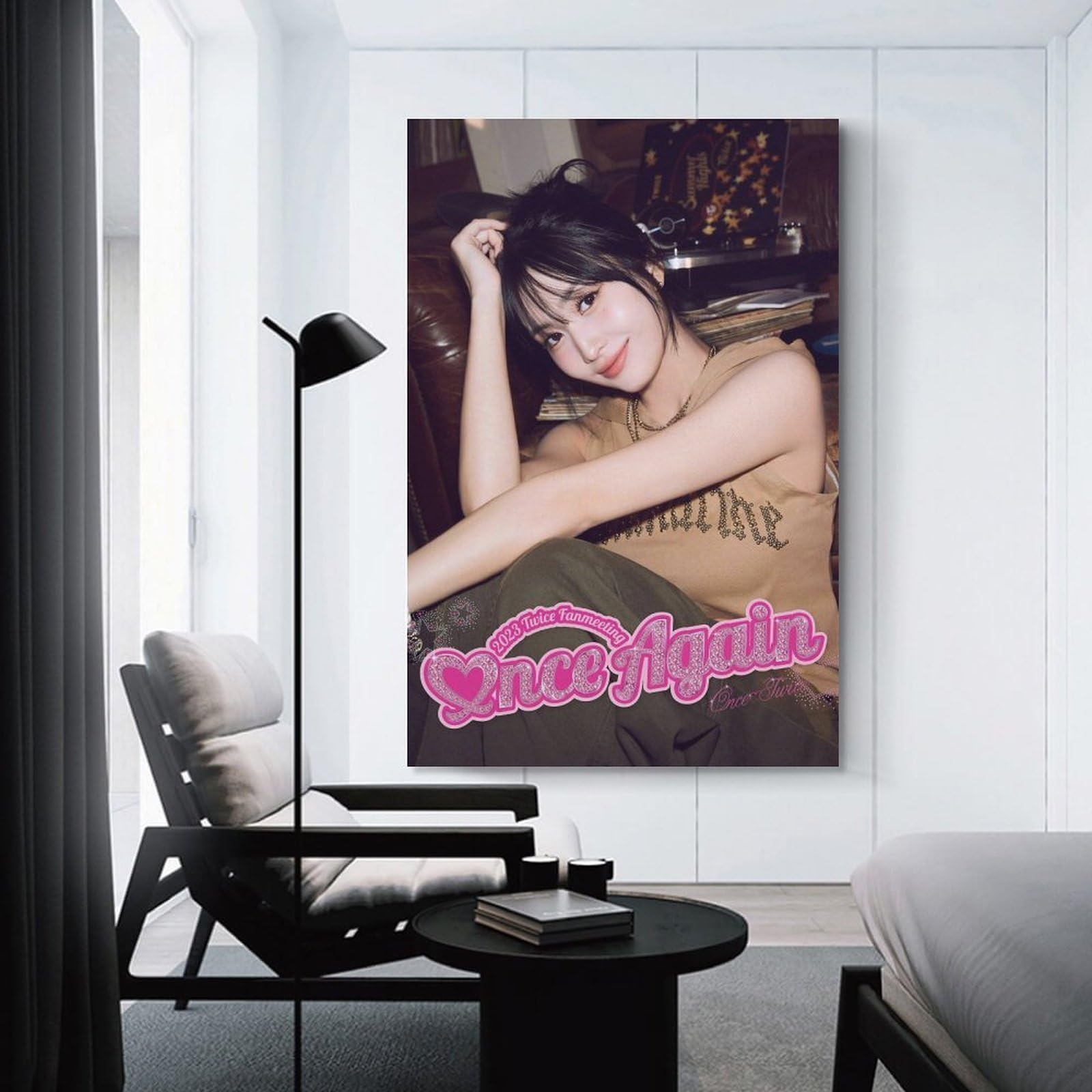 Amazon.co.jp: MOMO モモ TWICE トゥワイスキャンバスポスター (2